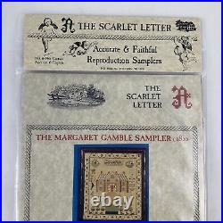 NEW SCARLET LETTER MARGARET GAMBLE SAMPLER 1820 Cross Stitch Kit Scottish Gift