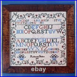NEW SCARLET LETTER RUTHANNA STOKES 1835 Cross Stitch Sampler Kit Vintage Gift