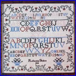 NEW SCARLET LETTER RUTHANNA STOKES 1835 Cross Stitch Sampler Kit Vintage Gift