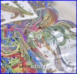 NEW Teresa Wentzler Peacock Tapestry Counted Cross Stitch Kit Beads, Evenweave