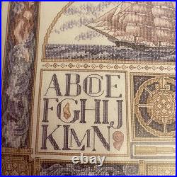 NEW Teresa Wentzler Tradewinds Cross Stitch Kit tall clipper ship sampler