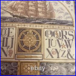 NEW Teresa Wentzler Tradewinds Cross Stitch Kit tall clipper ship sampler