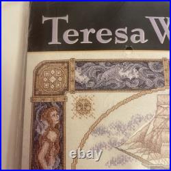 NEW Teresa Wentzler Tradewinds Cross Stitch Kit tall clipper ship sampler