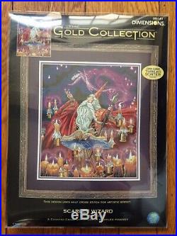 NEW The Gold Collection Dimensions Cross Stitch Kit Scarlet Wizard #35141