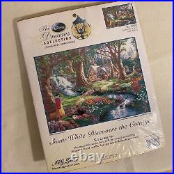 NIB Disney Dreams Snow White Discovers the Cottage Counted Cross Stitch Kit