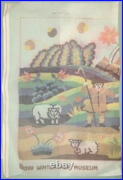 NOS! Vtg Winterthur Hill and Dale Needlepoint Kit, makes 14 pillow 1988