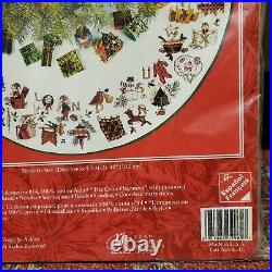 Needle Treasures Alphabet Tree Skirt Cross Stitch Kit 02969 Vintage Christmas