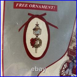 Needle Treasures Christmas Carriage Stocking Kit 02922 counted cross stitch SET