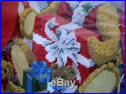 Needle Treasures Christmas Holiday Needlepoint Stocking Kit, TOY TEDDIES, 06905