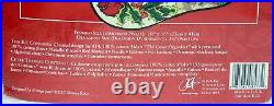 Needle Treasures Counted Cross Stich Holly Horse Christmas Stocking Kit 08537