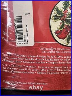 Needle Treasures Holly Horse Holiday Stocking Counted Cross Stitch READ