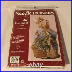Needle Treasures PETER RABBIT Needlepoint Kit NEW #06574 Vintage Rare