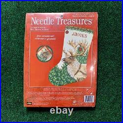 Needle Treasures Stocking Counted Cross Stitch Kit 02982 James Reindeer Dasher