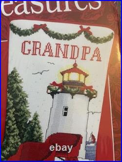Needle Treasures WINTER HAS COME Counted Cross Stitch Xmas Stocking Kit 08542