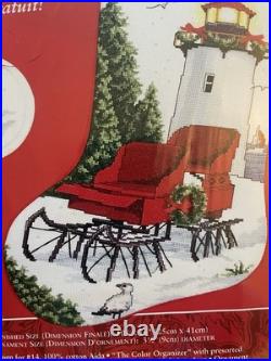 Needle Treasures WINTER HAS COME Counted Cross Stitch Xmas Stocking Kit 08542