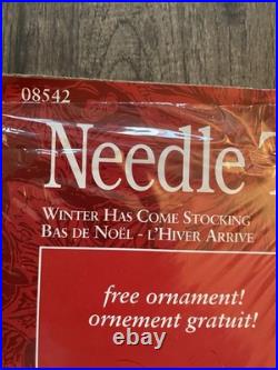 Needle Treasures WINTER HAS COME Counted Cross Stitch Xmas Stocking Kit 08542