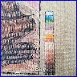 Needlepoint Kit Nude Couple Bedroom 3088 Color Canvas & Wool Vintage 45 x 22