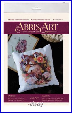 Needlepoint Kit for Peonies Pillow 16x16, Printed Canvas Tapestry Cushion Kit fo