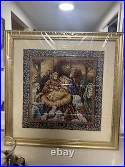 Needlework Crafts Full Embroidery Frame? Birth Of Jesus