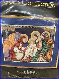 New Birth of Christ Christmas 8563 Cross Stitch Kit Dimensions Gold Collection