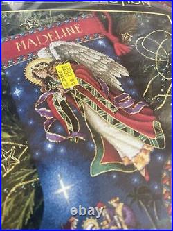 New! Dimensions Gold Heavenly Herald Stocking 8639 Cross Stitch Kit Christmas