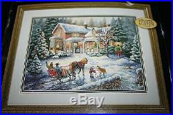 New Dimensions Gold Home for the Holidays Cross Stitch Kit 16 x 12 -RM=