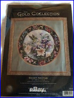 New Old Stock The Gold Collection Sweet Nectar Cross Stitch Kit 1999 #35011