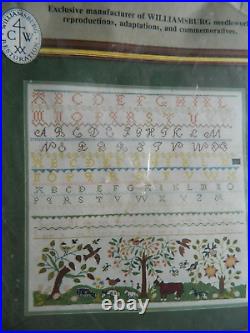 New The Farm Williamsburg by Elsa Williams Cross Stitch Sampler Kit #29005