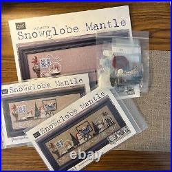 OOP Bent Creek Wintery Snowglobe Mantle Cross Stitch KITS Part 1-3 FULL KIT