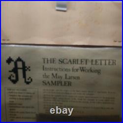 OOP The Scarlet Letter May Larsen Sampler Kit 1983