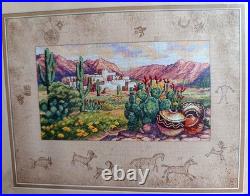 OOP Vintage Dimensions Sunset Window ti the West #13700 Cross Stitch Kit Rare