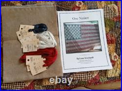 One Nation By ByGone Stitches Cross Stitch complete Kit as charted. All NEW