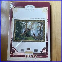 PF008 Morning in the pine forest Cross Stitch Kit/ Golden Fleece New OOP Rare