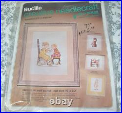 Paragon Bucilla Columbia-Minerva Vintage Cross Stitch Needlecraft Lot of 11 -NEW