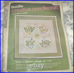 Paragon Bucilla Columbia-Minerva Vintage Cross Stitch Needlecraft Lot of 11 -NEW