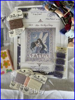 Passione Ricamo Fatum The Fairy Of Destiny Counted Cross Stitch Kit Started
