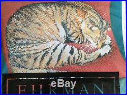 Perfect Ehrman Naxos Cat Tapestry Kit Cushion Pillow Front NEW Orange