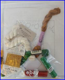 RARE David McCaskill Table Top Christmas Cube Musical Needlepoint Complete KIT