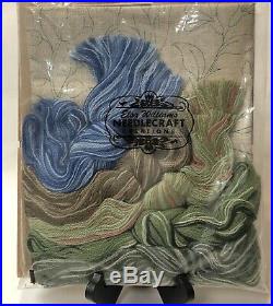 RARE Elsa Williams Crewel Embroidery Kit SHERWOOD JACOBEAN FLORAL #KC607 READ