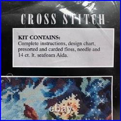 RARE HTF NOS 2005 Art of Disney Spring Blossoms Tinker Bell Cross Stitch Kit