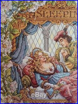 RARE Sleeping Beauty counted cross stitch kit Bucilla Sandy Orton, sealed
