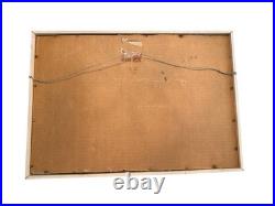 RARE Vintage Dimensions Oceans Bounty Needlepoint Framed