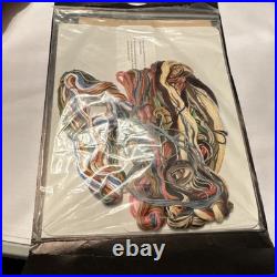 RARE vintage Dimensions Birch Point Counted Cross Stitch Kit Picture 3834