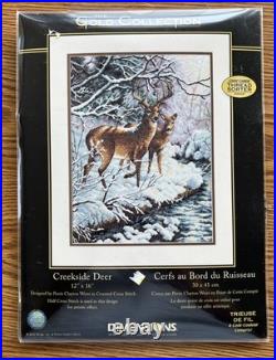 READ NIP Dimensions Gold Collection Creekside Deer Cross Stitch Kit 35182 READ NIP Dimensions Gold Collection Creekside Deer Cross Stitch Kit 35182