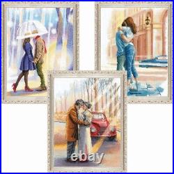 RIOLIS Love Story Trio, Set of 3 Counted Cross-Stitch Kit