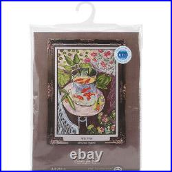RTO Counted Cross Stitch Kit 9.75X14.5-Red Fish (14 Count)