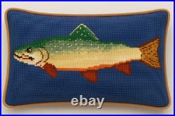 Rainbow Trout Needlepoint Kit or Canvas
