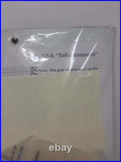 Rare Bucilla Plaid Counted Cross Stitch Kit Toile Romance #43362 USA 2004 D38