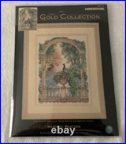 Rare Dimensions Gold Collection Majestic Peacock Cross Stitch Kit #35110