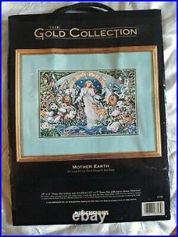 Rare Dimensions Gold Collection Mother Earth Counted Cross Stitch Kit SEALED